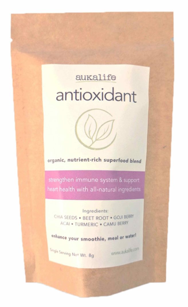 Aukalife Antioxidant superfood blend package