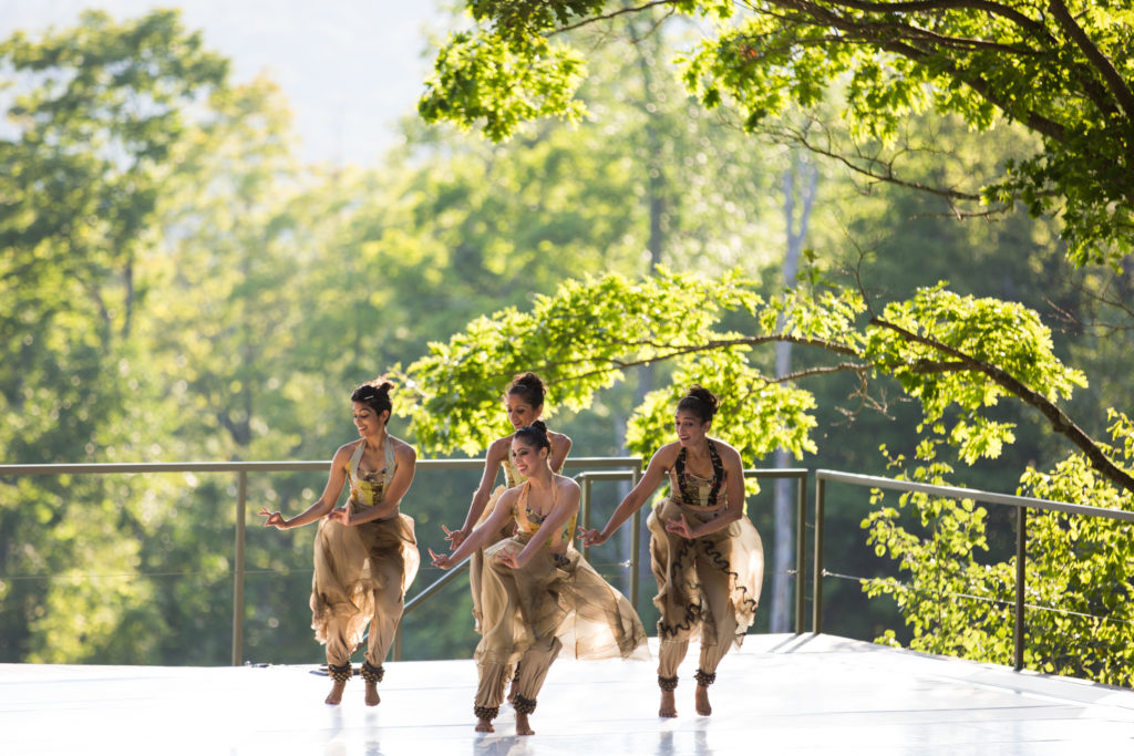 Dancers from Preeti Vasudevan and Thresh Performing Arts Collaborative in Becket, Massachusetts.