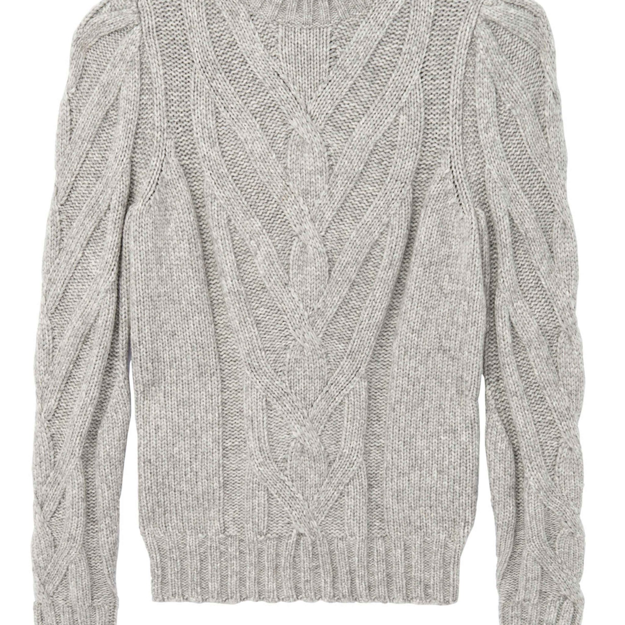 rebecca taylor cable knit sweater