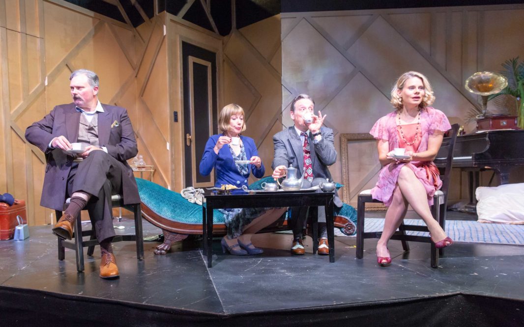 John Conlee, Nina Hellman, Jeremy Shamos and Celia Keenan-Bolger perform Noel Coward‘s ”Private Lives.” Keenan-Bolger is currently starring on Broadway as Scout in “To Kill A Mockingbird” with Jeff Daniels.