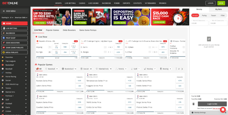 BetOnline offshore sportsbook US
